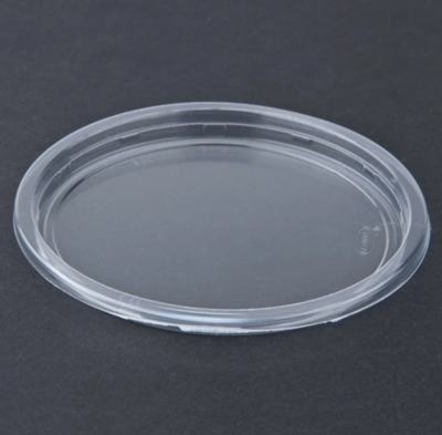 LID PLASTIC CLEAR ROUND FOR 8-16OZ 